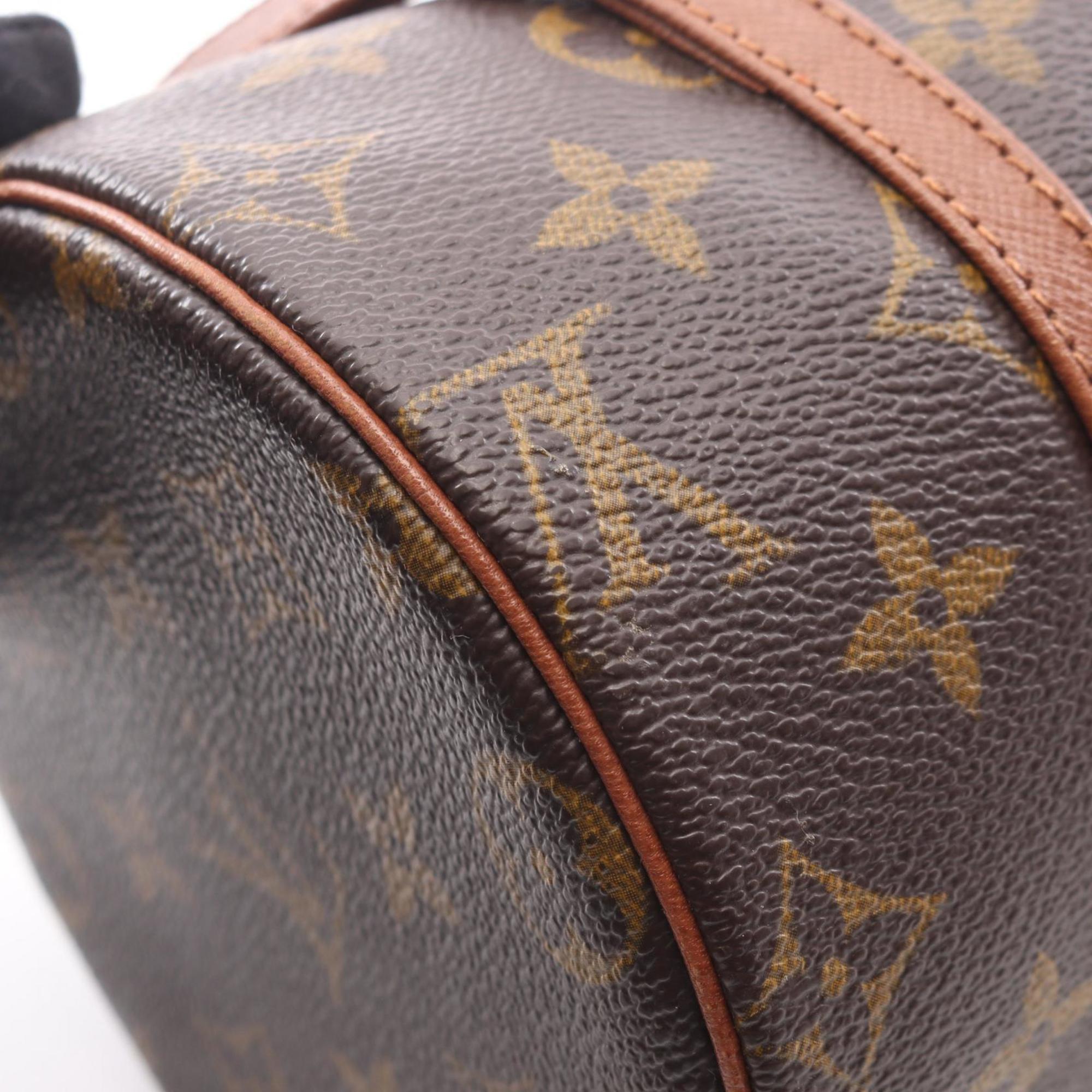 Louis Vuitton Brown Coated Canvas Leather Handbag