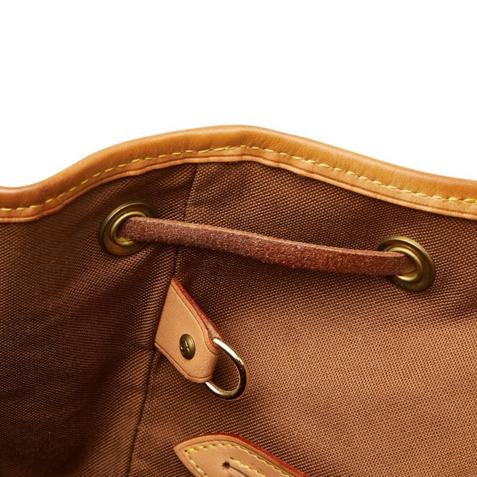 Louis Vuitton Brown Pvc Leather Backpack