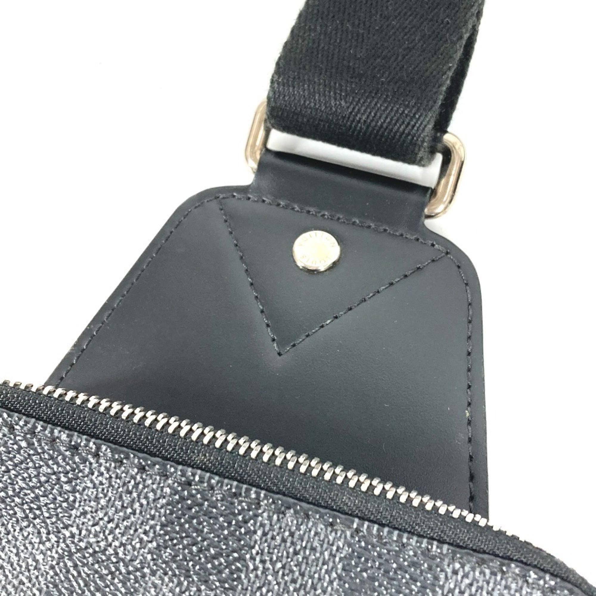 Louis Vuitton Black Damier Graphite Canvas Shoulder Bag Sling Bag