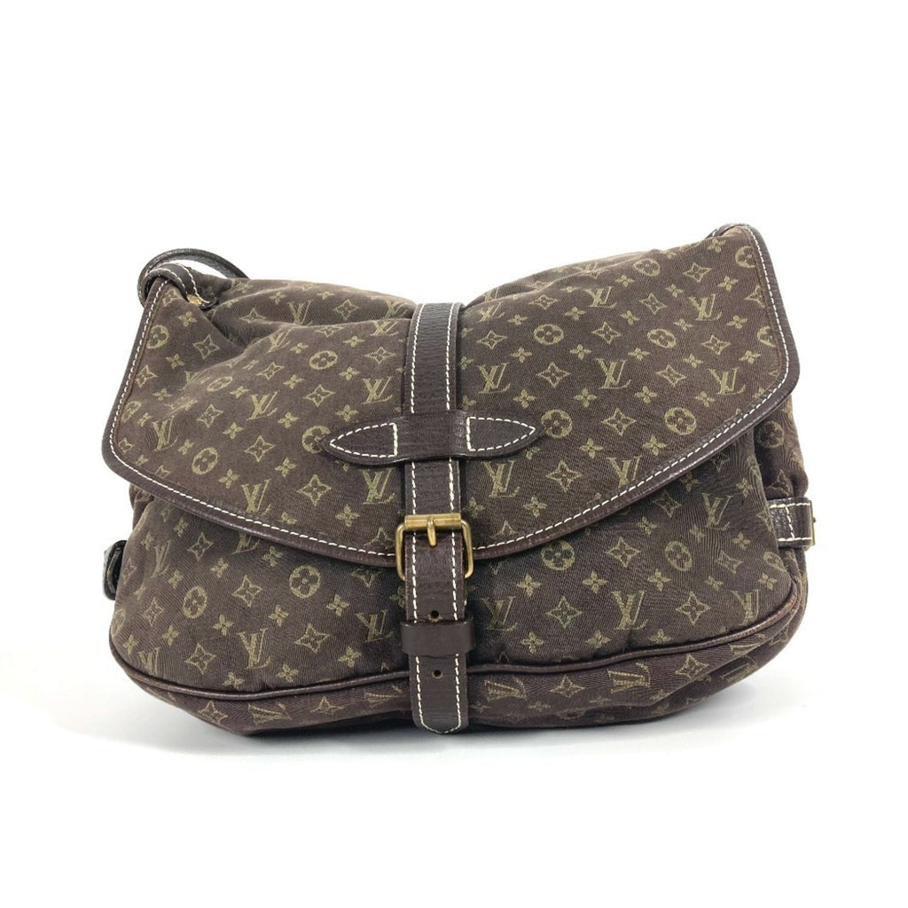 Louis Vuitton Brown Fusain Monogram Mini Lin Shoulder Bag