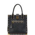 Louis Vuitton Black Noir Leather Handbag Tote Bag