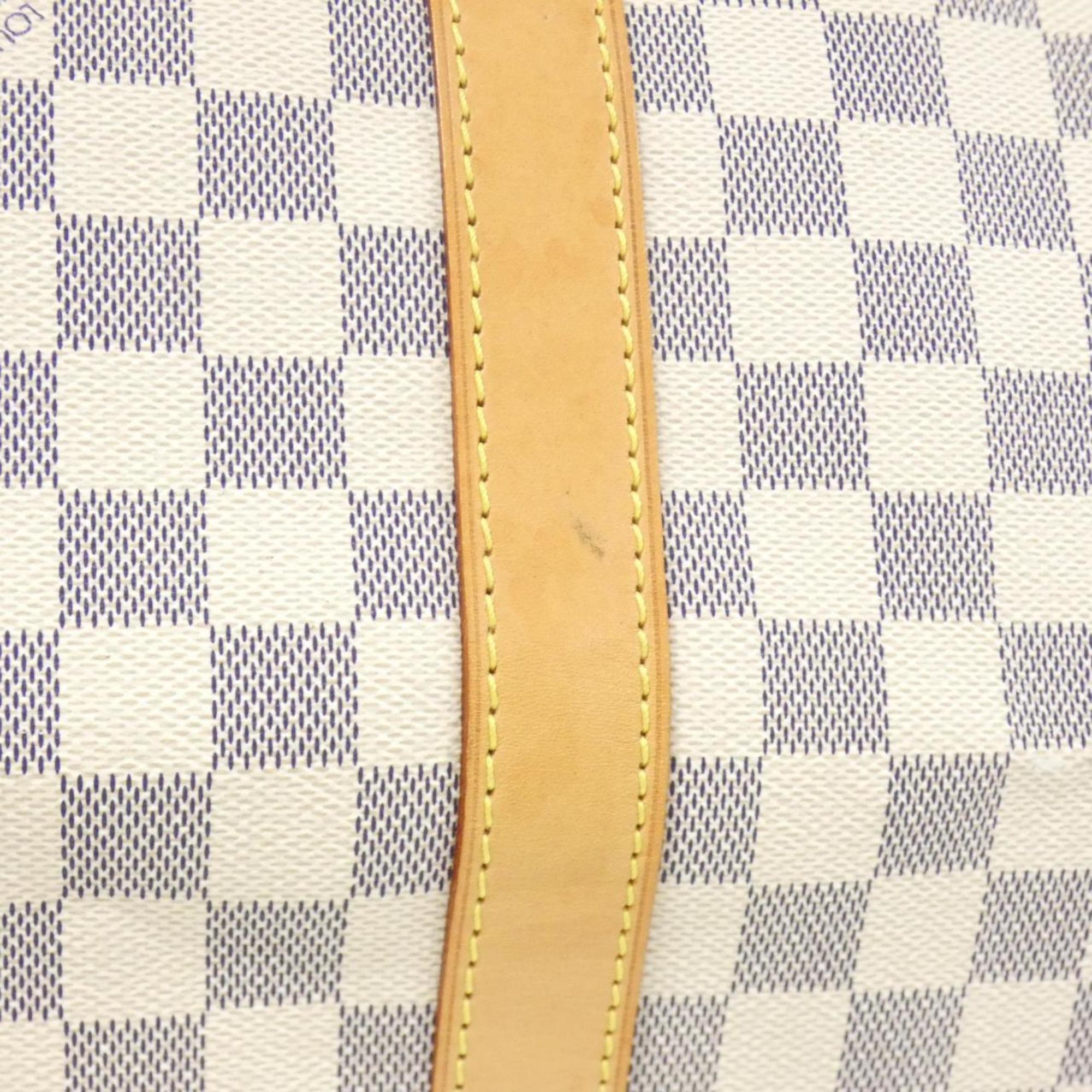 Louis Vuitton Azur Coated Canvas Boston Bag
