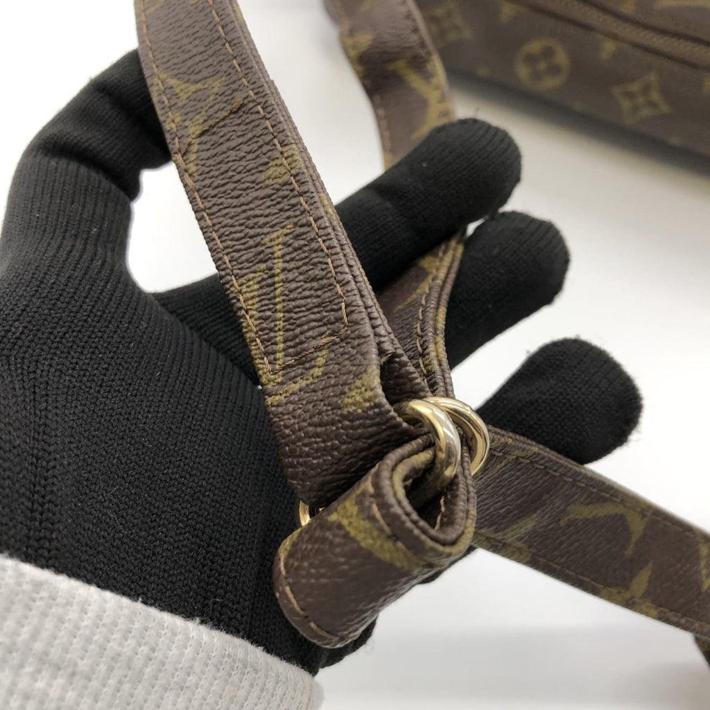Louis Vuitton Brown Monogram Canvas Shoulder Bag