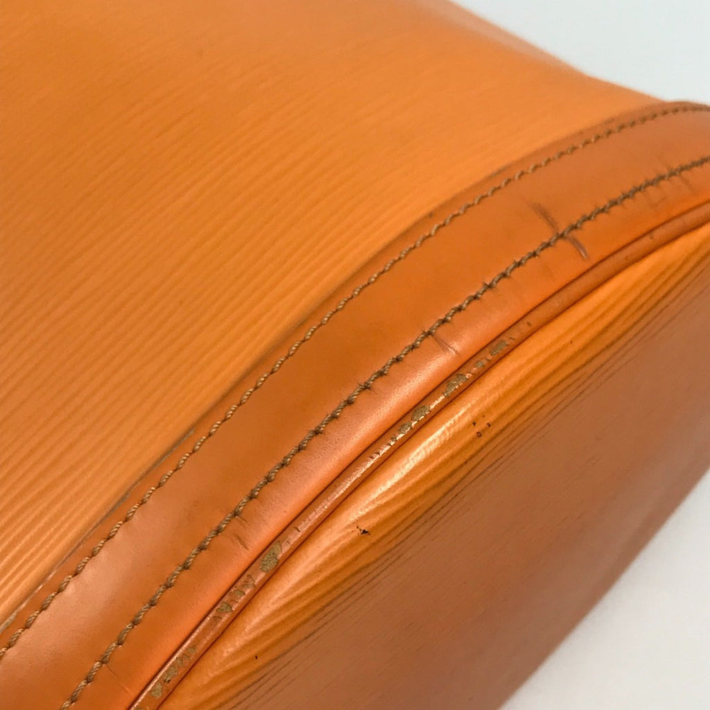 Louis Vuitton Epi Orange Epi Leather Handbag Shoulder Bag Tote Bag
