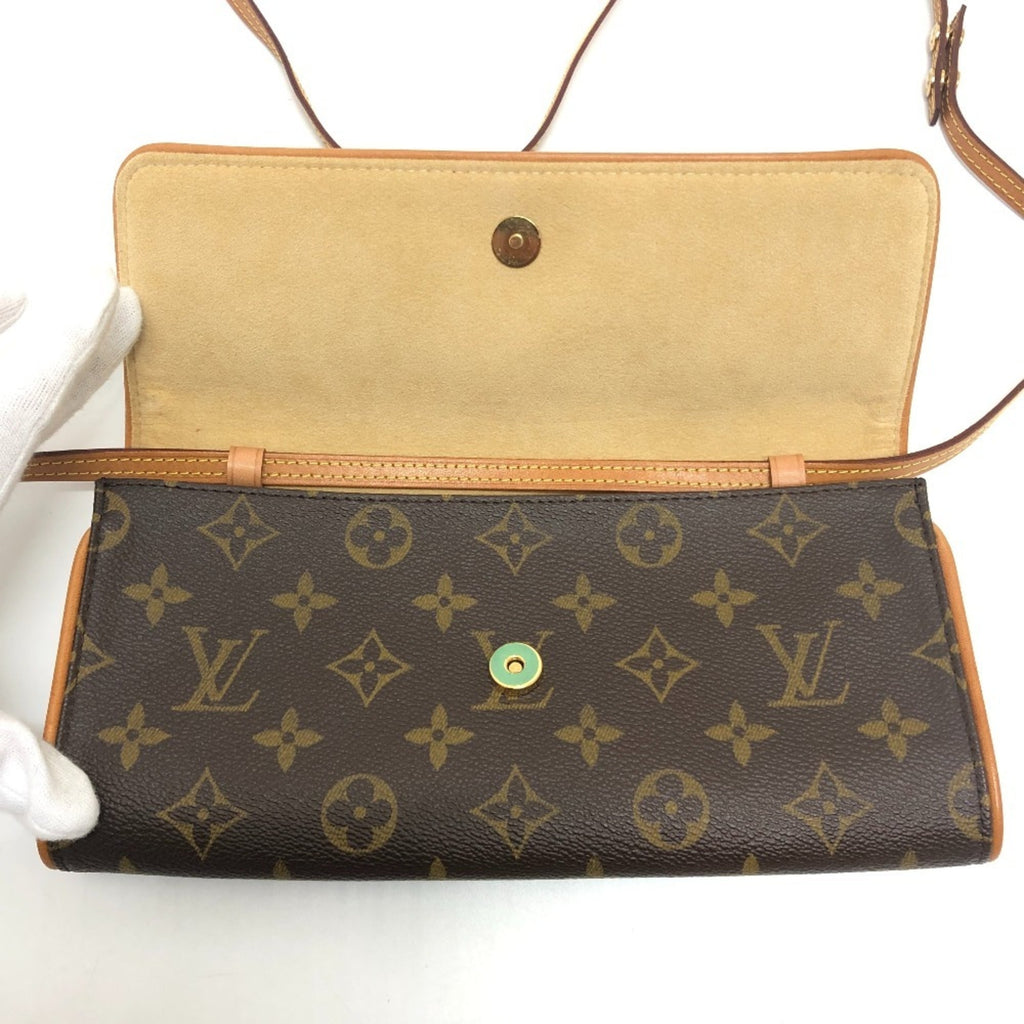 Louis Vuitton Monogram Brown Monogram Clutch Bag Pochette Shoulder Bag