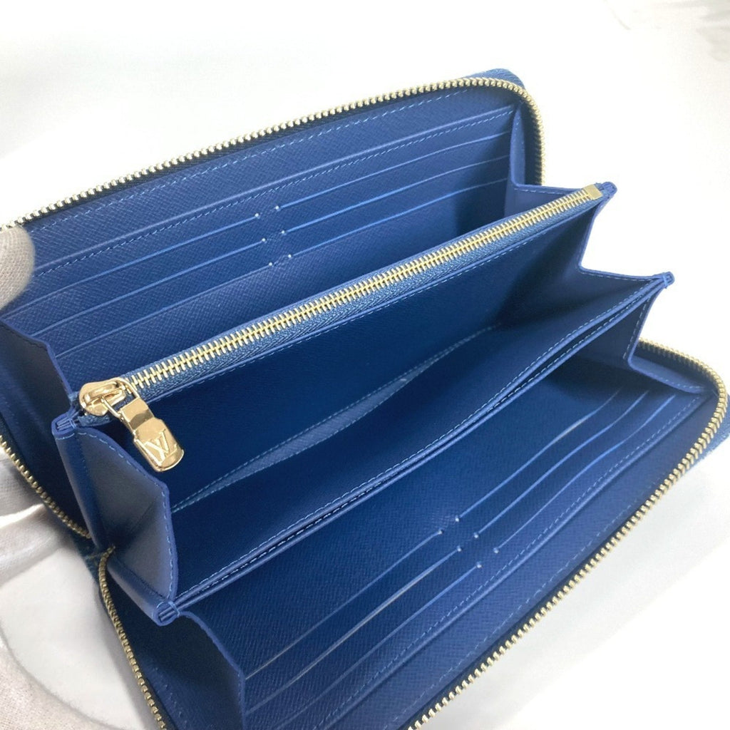 Louis Vuitton Monogram Denim Blue Long Wallet