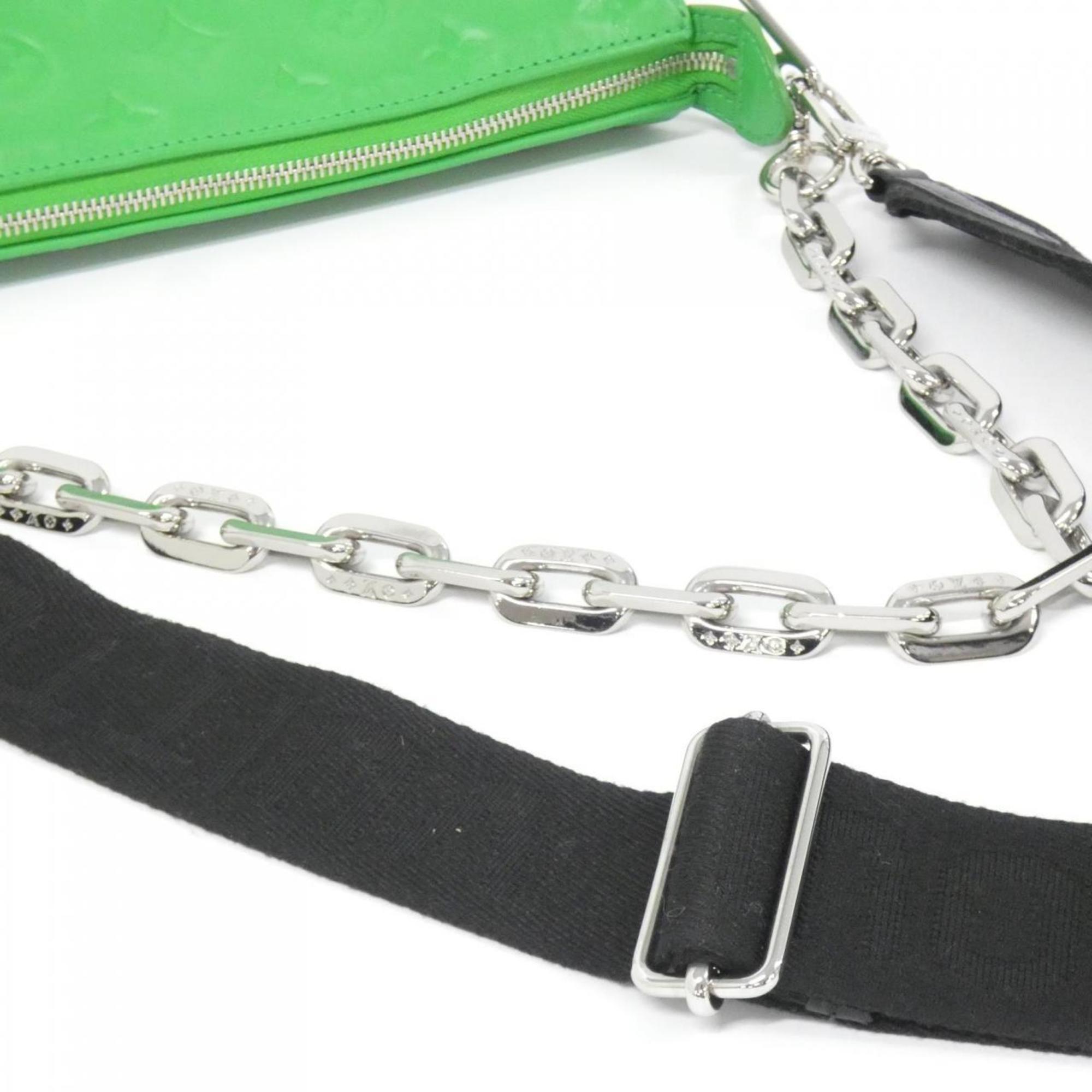 Louis Vuitton Green Leather Handbag