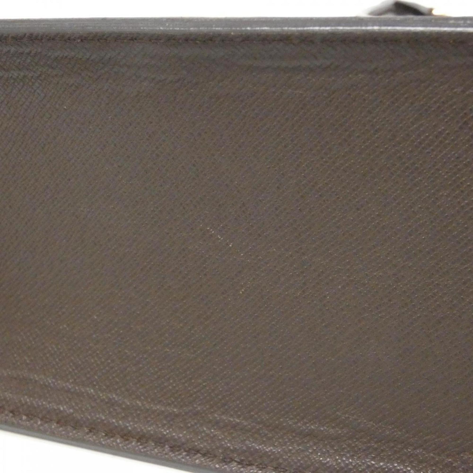 Louis Vuitton Brown Coated Canvas Handbag