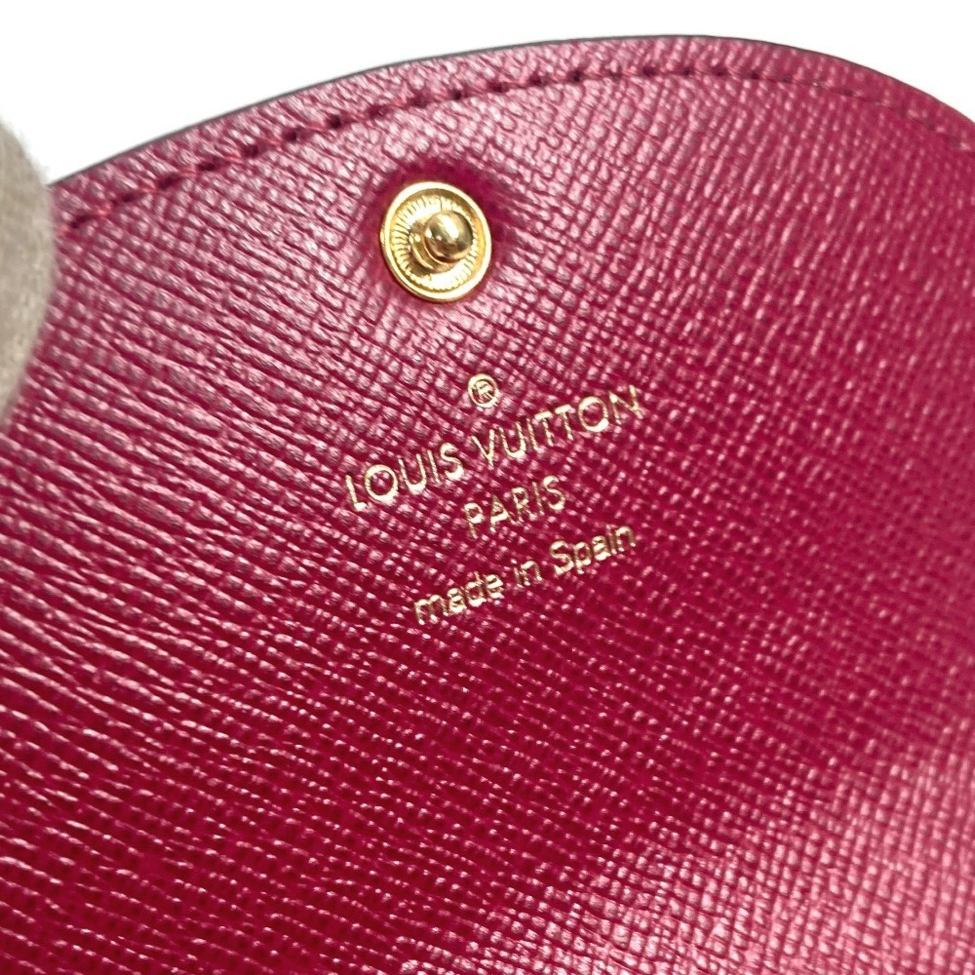 Louis Vuitton Brown Pink Metal Wallet
