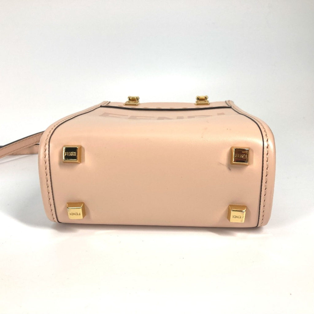 Fendi Beige Leather Handbag