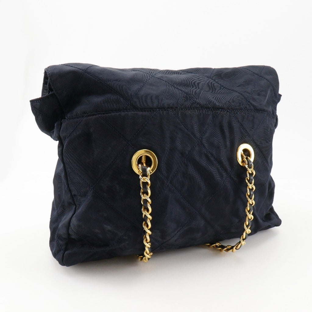 Prada Navy Nylon Shoulder Bag