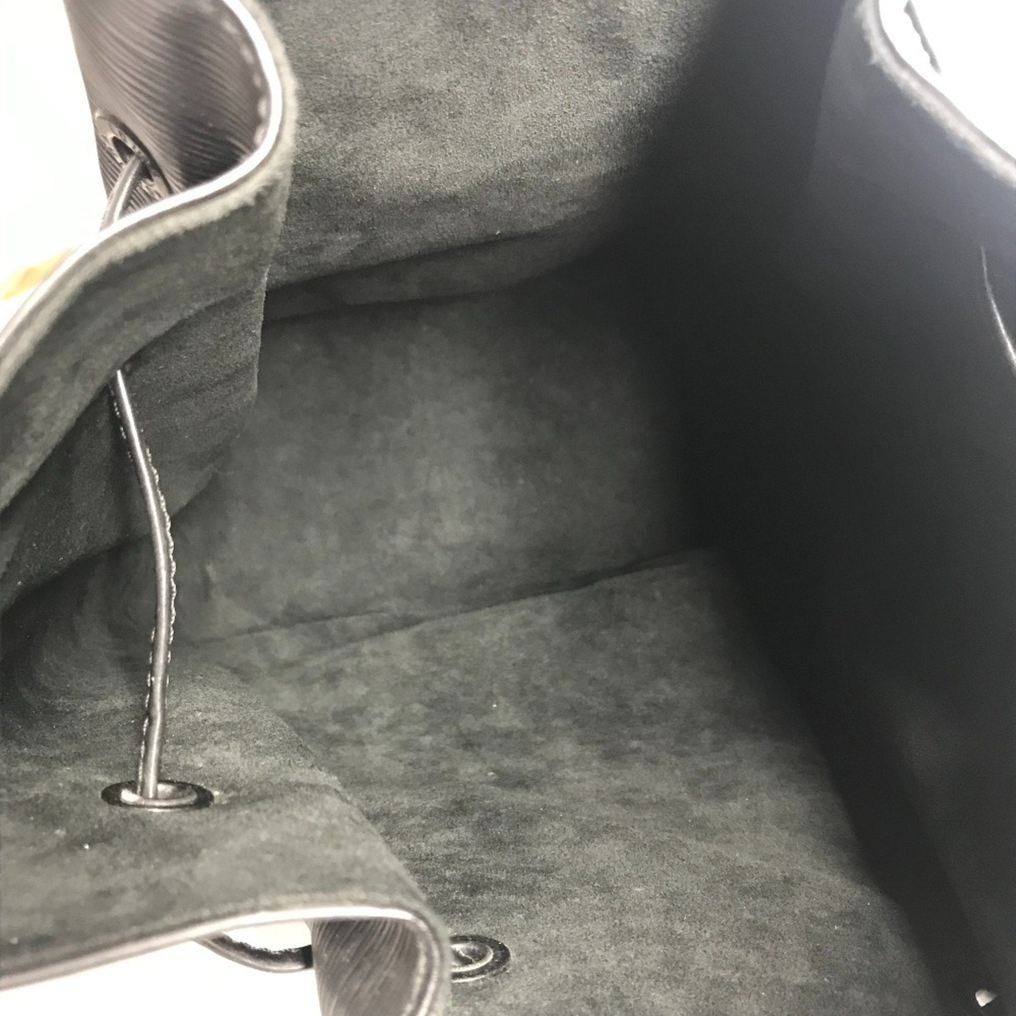 Louis Vuitton Black Noir Epi Leather Shoulder Bag