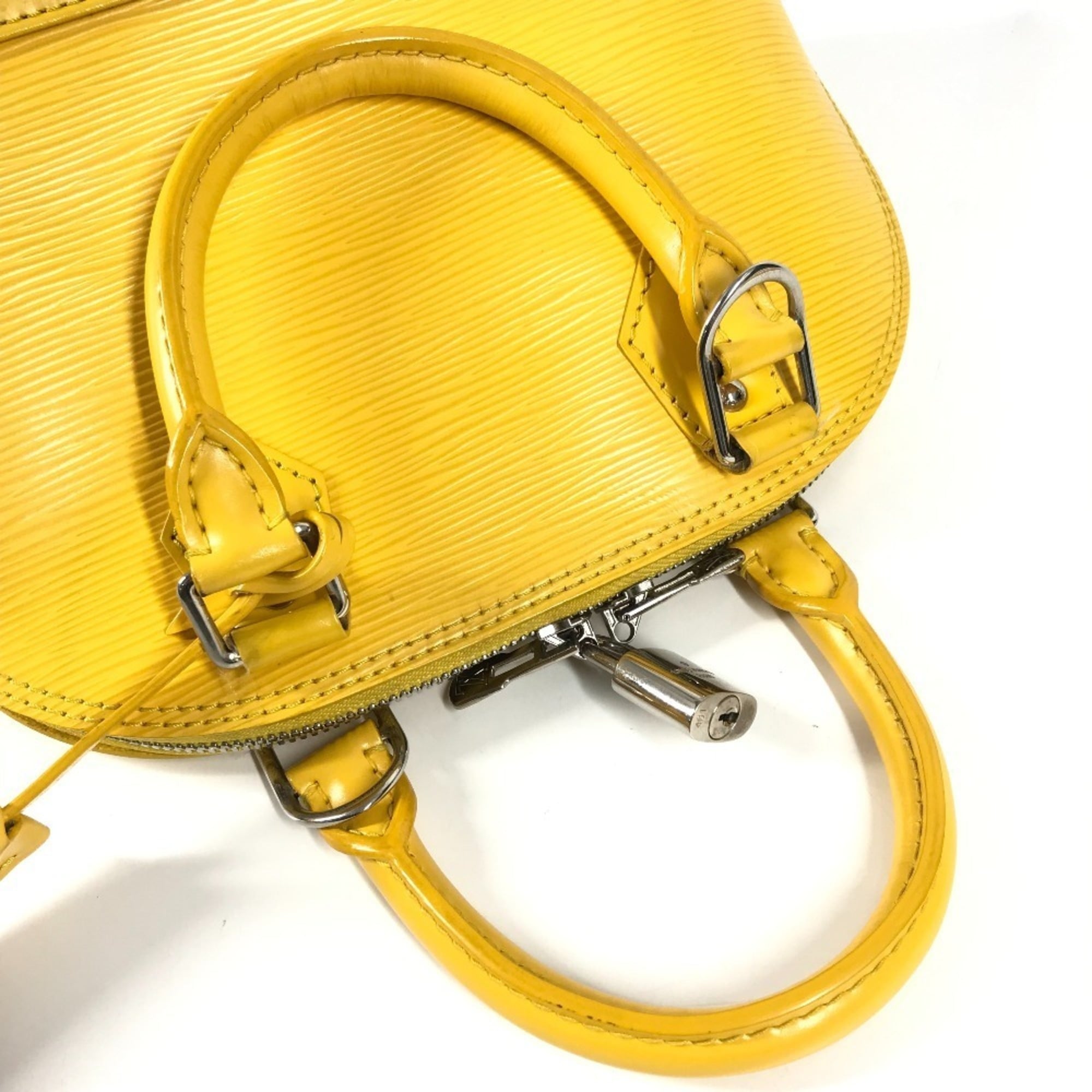Louis Vuitton Epi Citron Yellow Epi Leather Handbag Shoulder Bag