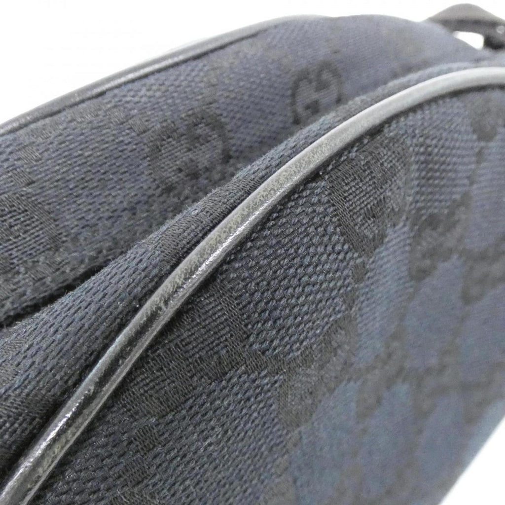 Gucci Black Gg Canvas Handbag (Pre-Owned)