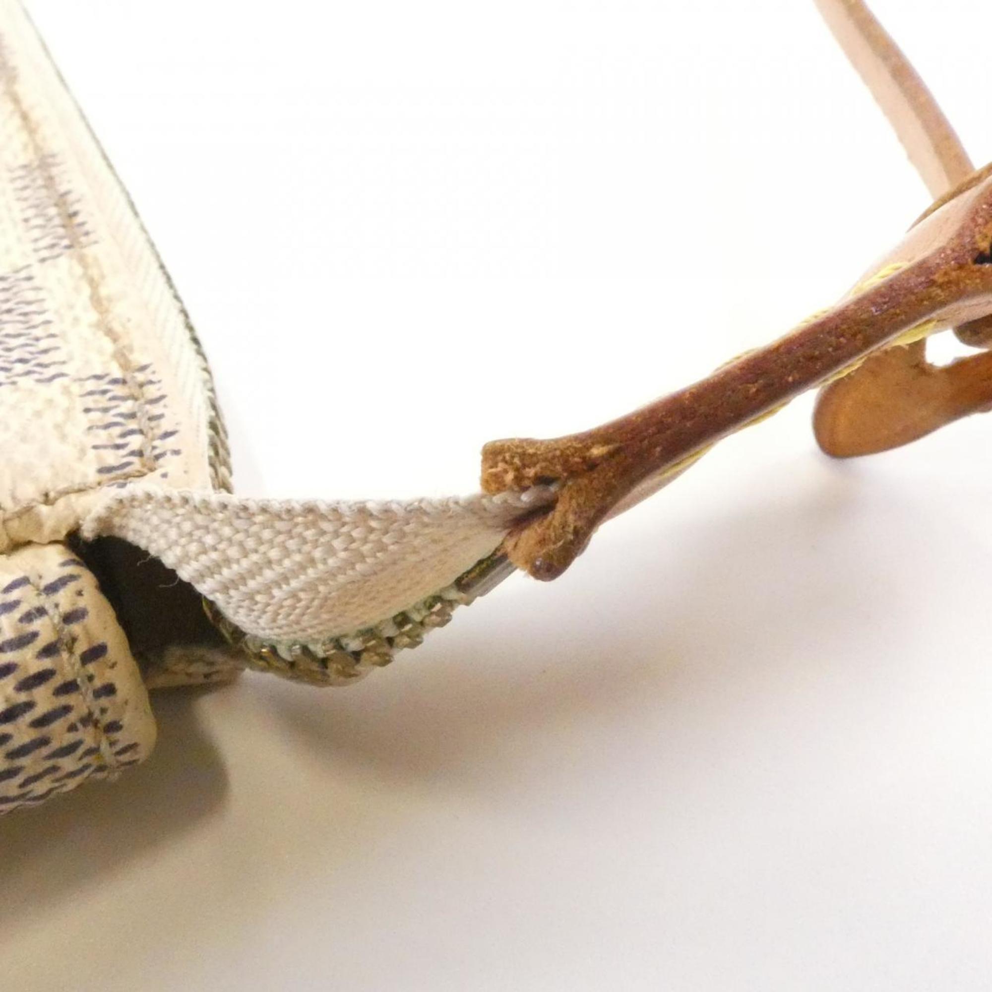 Louis Vuitton Azur Coated Canvas Pochette Pouch