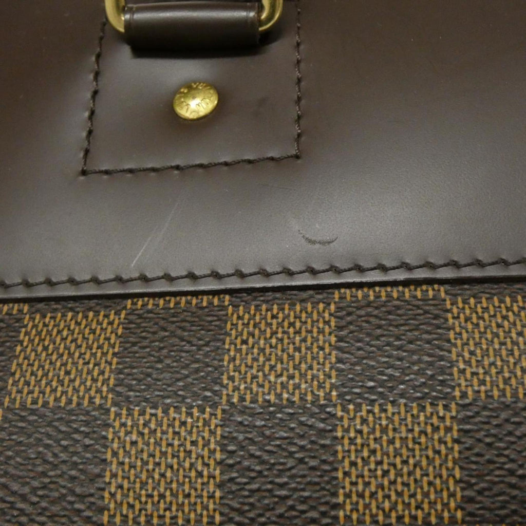 Louis Vuitton Damier Ebene Coated Canvas Boston Bag