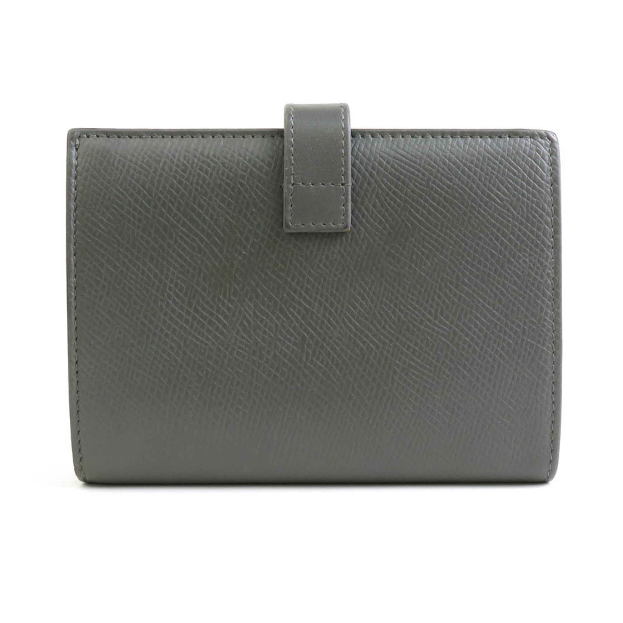 Celine Gray Leather Wallet (Bi-Fold)
