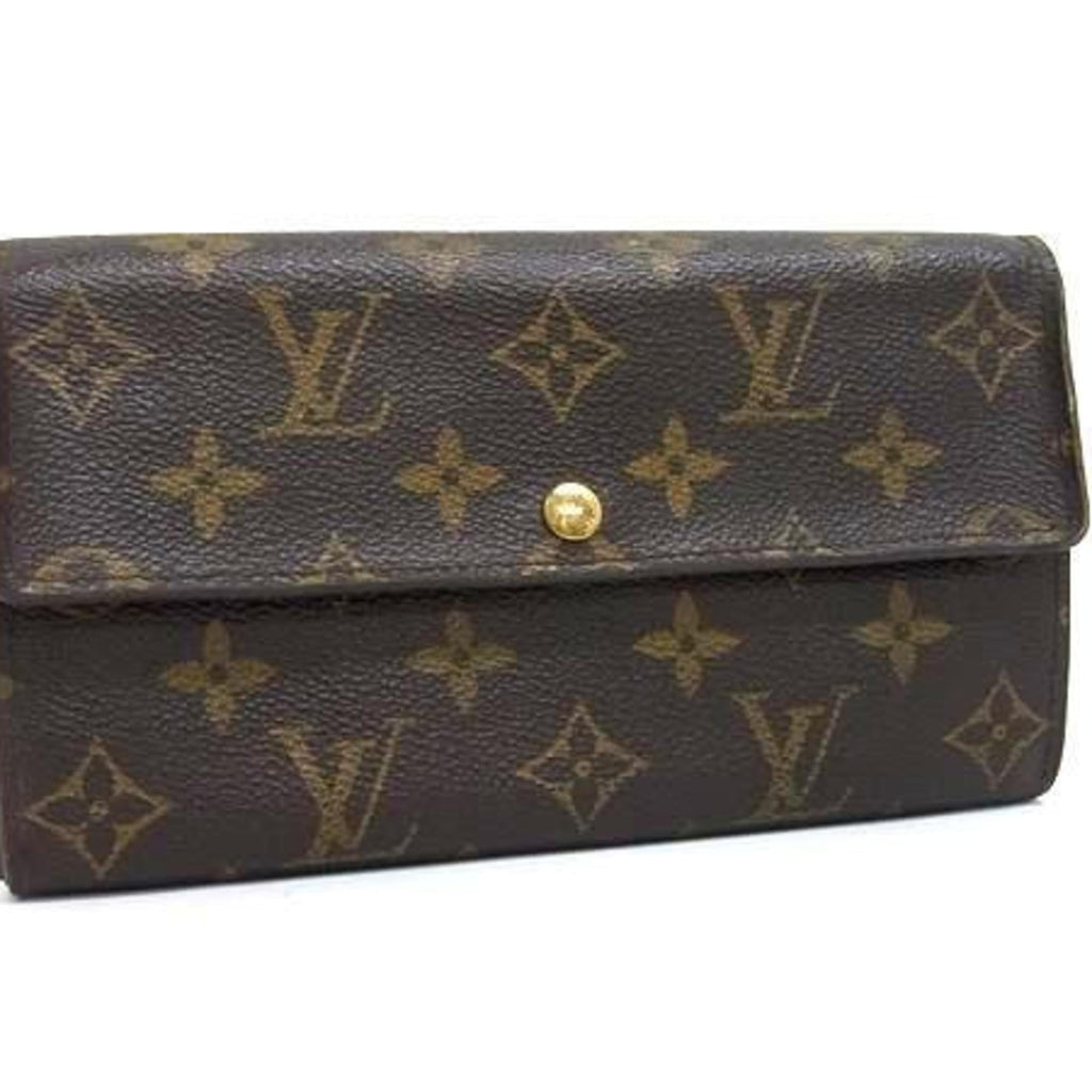 Louis Vuitton Brown Monogram Monogram Long Wallet
