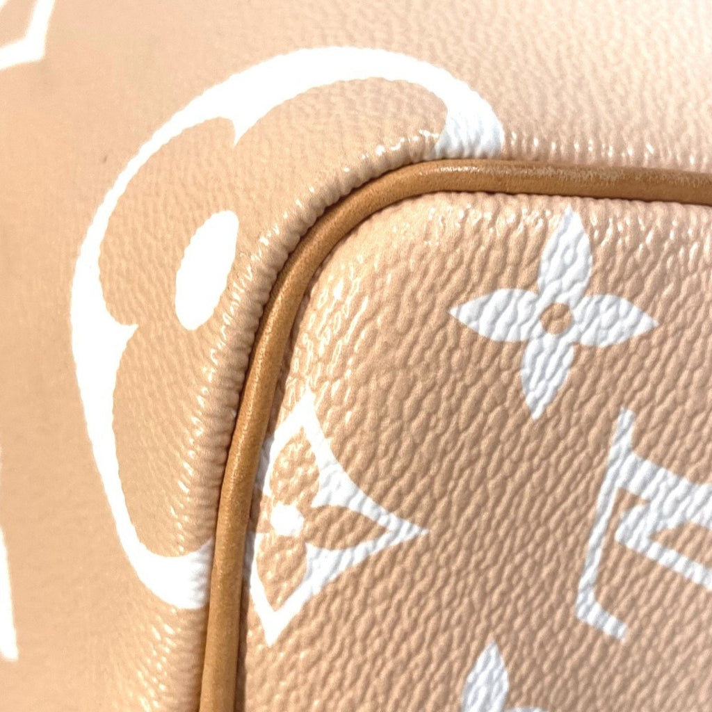 Louis Vuitton Orange Monogram Boston Bag Handbag Shoulder Bag