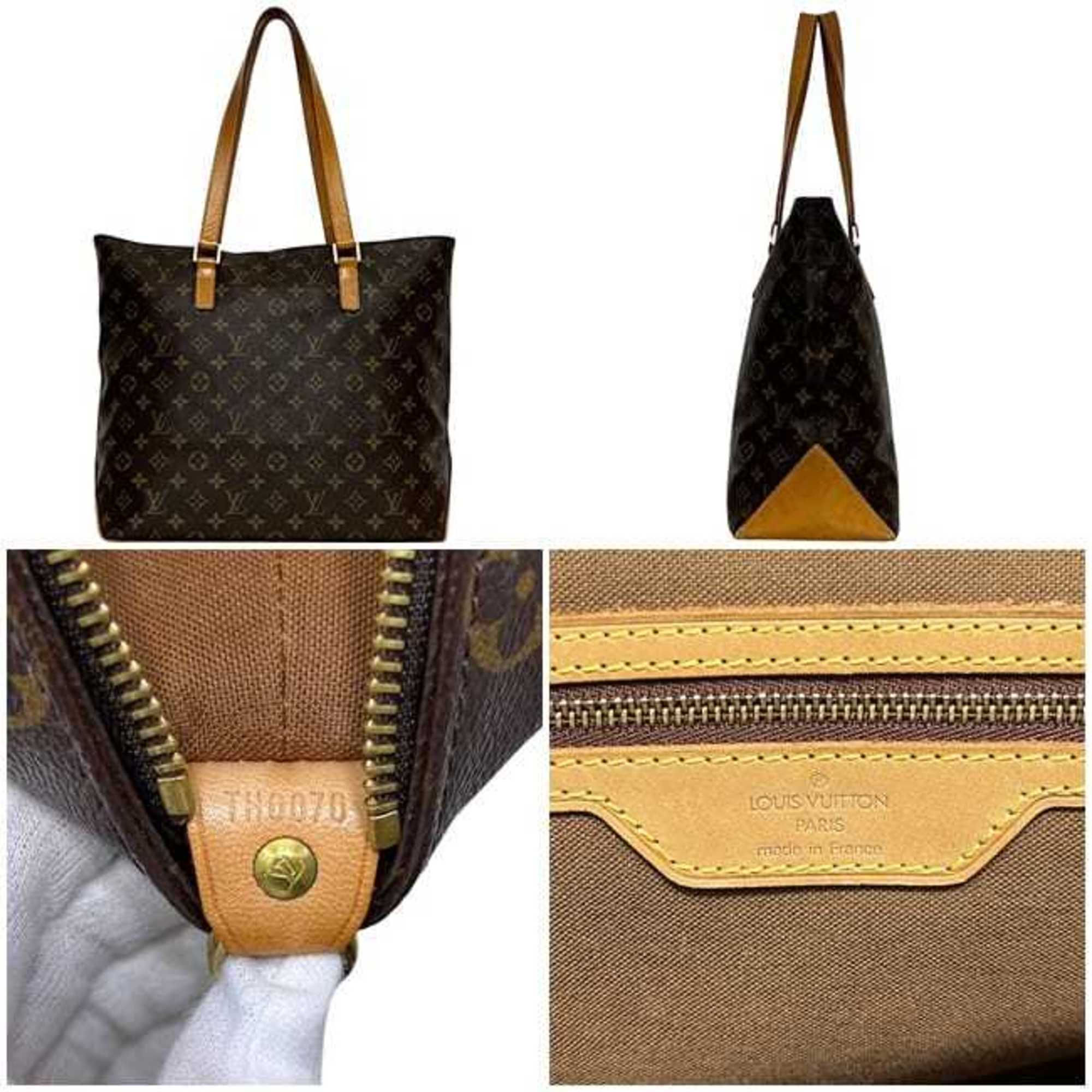 Louis Vuitton Monogram Brown Monogram Leather Tote Bag
