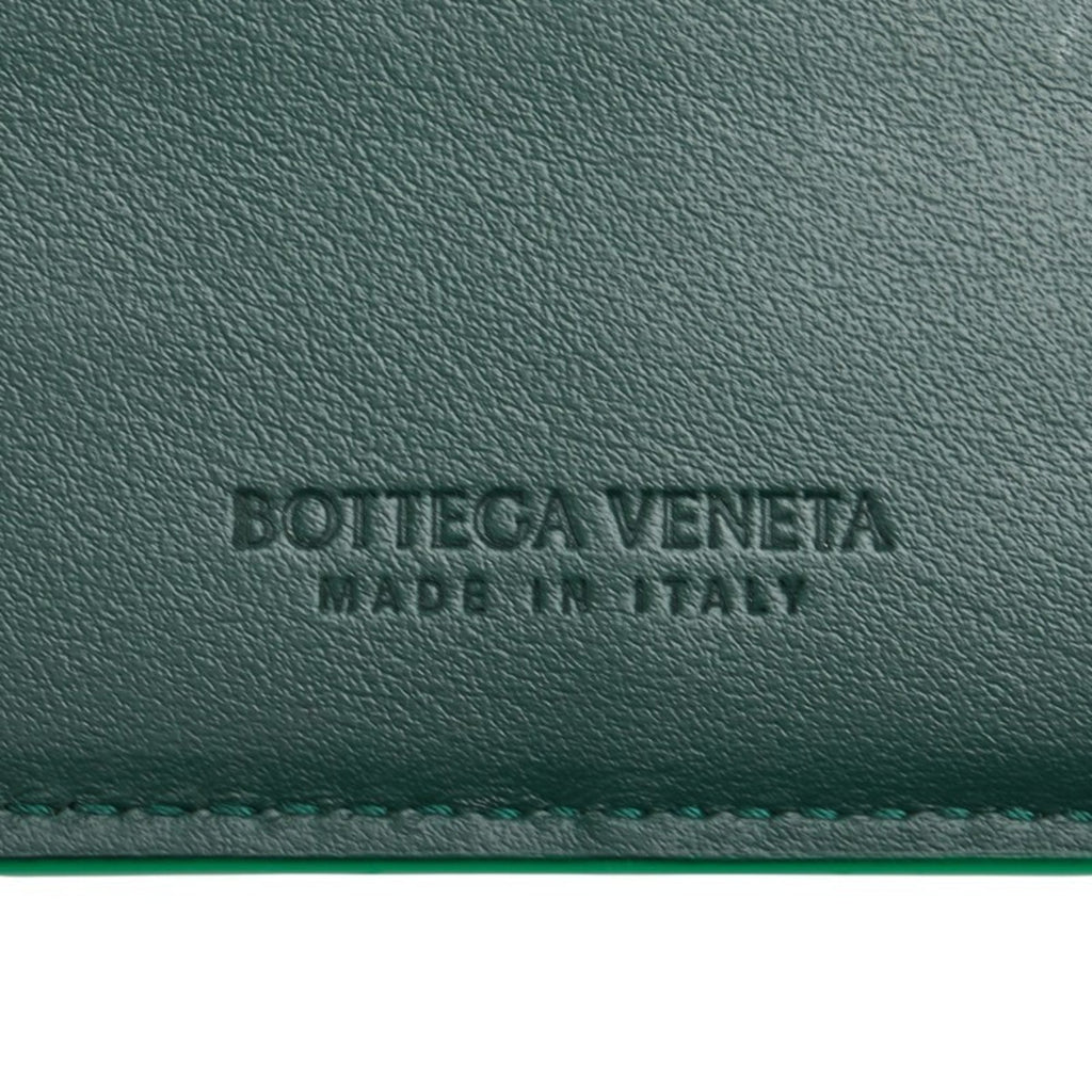 Bottega Veneta Emerald Green Leather Wallet (Bi-Fold)