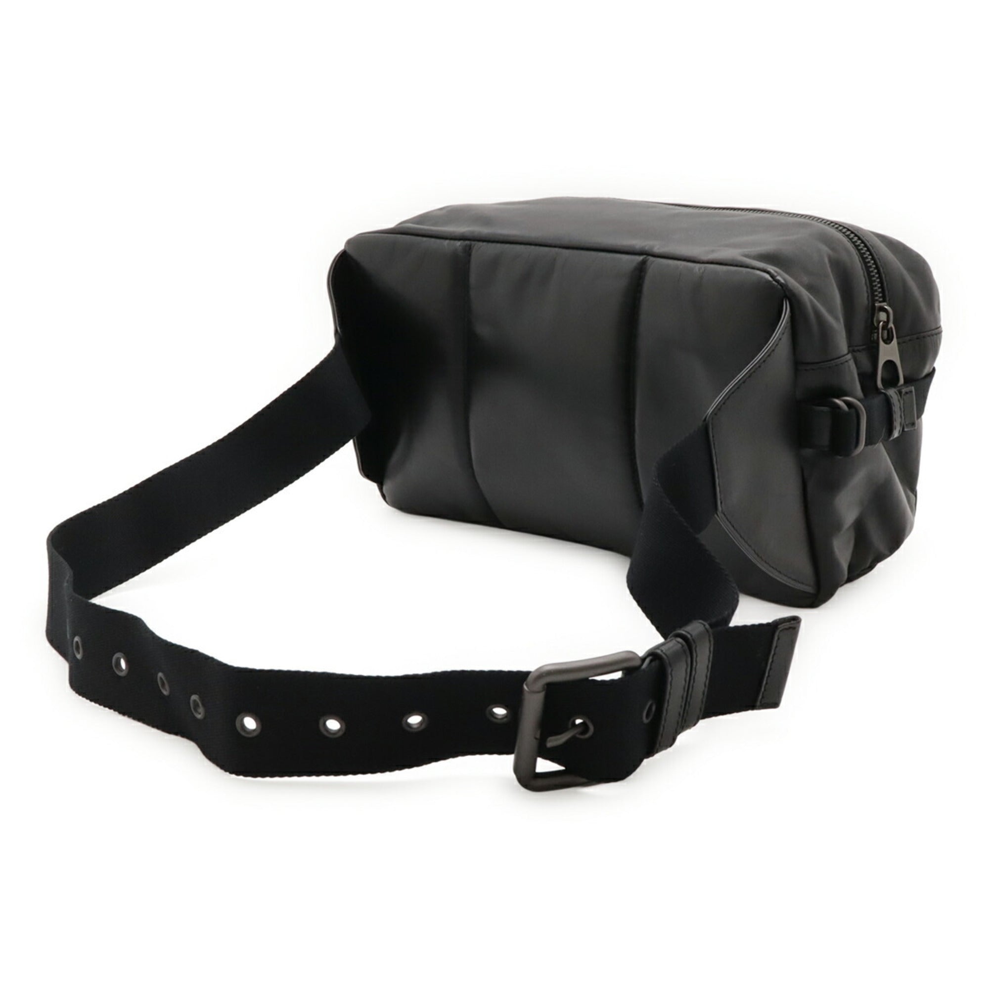 Bottega Veneta Intrecciato Black Leather Sling Bag