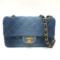 Chanel Matelasse Blue Denim Shoulder Bag