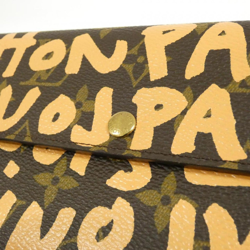 Louis Vuitton Brown Coated Canvas Long Wallet