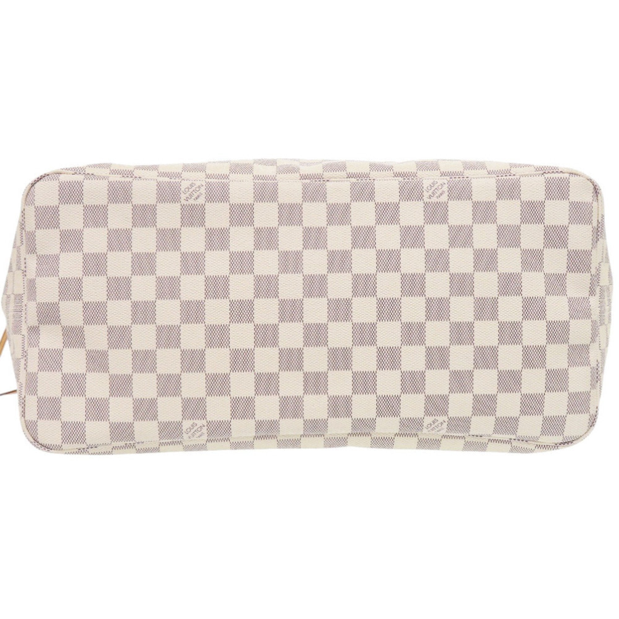Louis Vuitton White Damier Azur Tote Bag