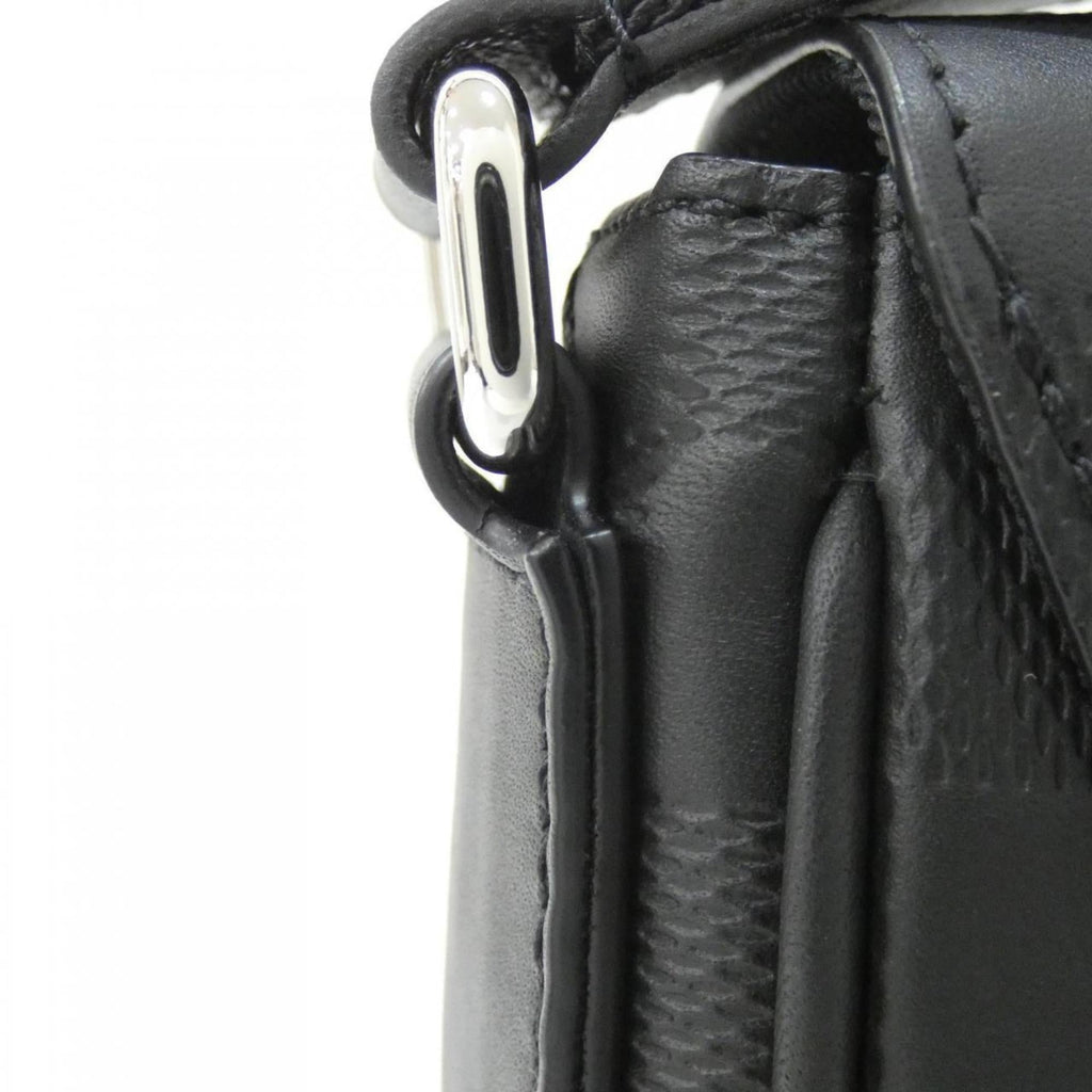 Louis Vuitton Black Leather Shoulder Bag