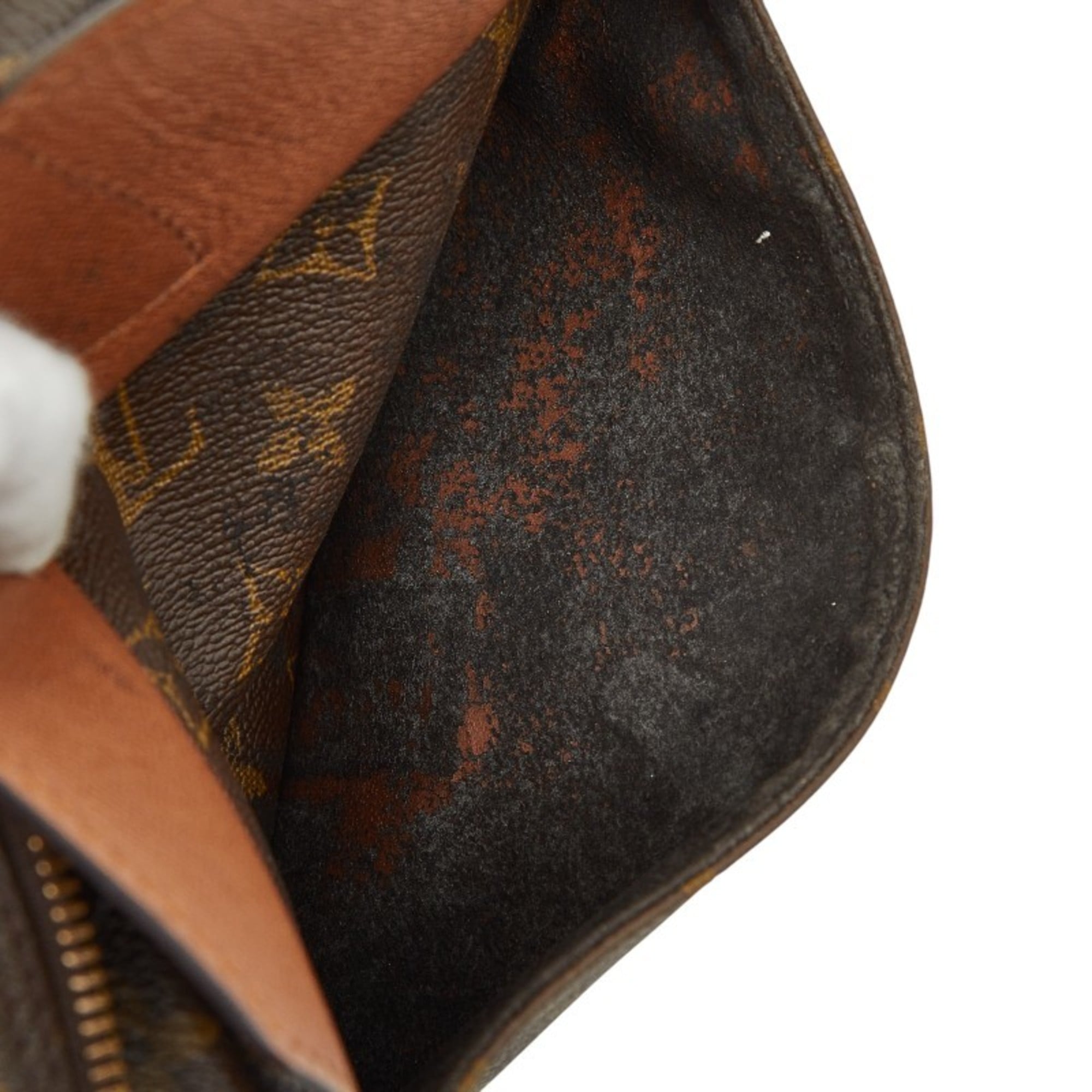 Louis Vuitton Brown Pvc Leather Shoulder Bag