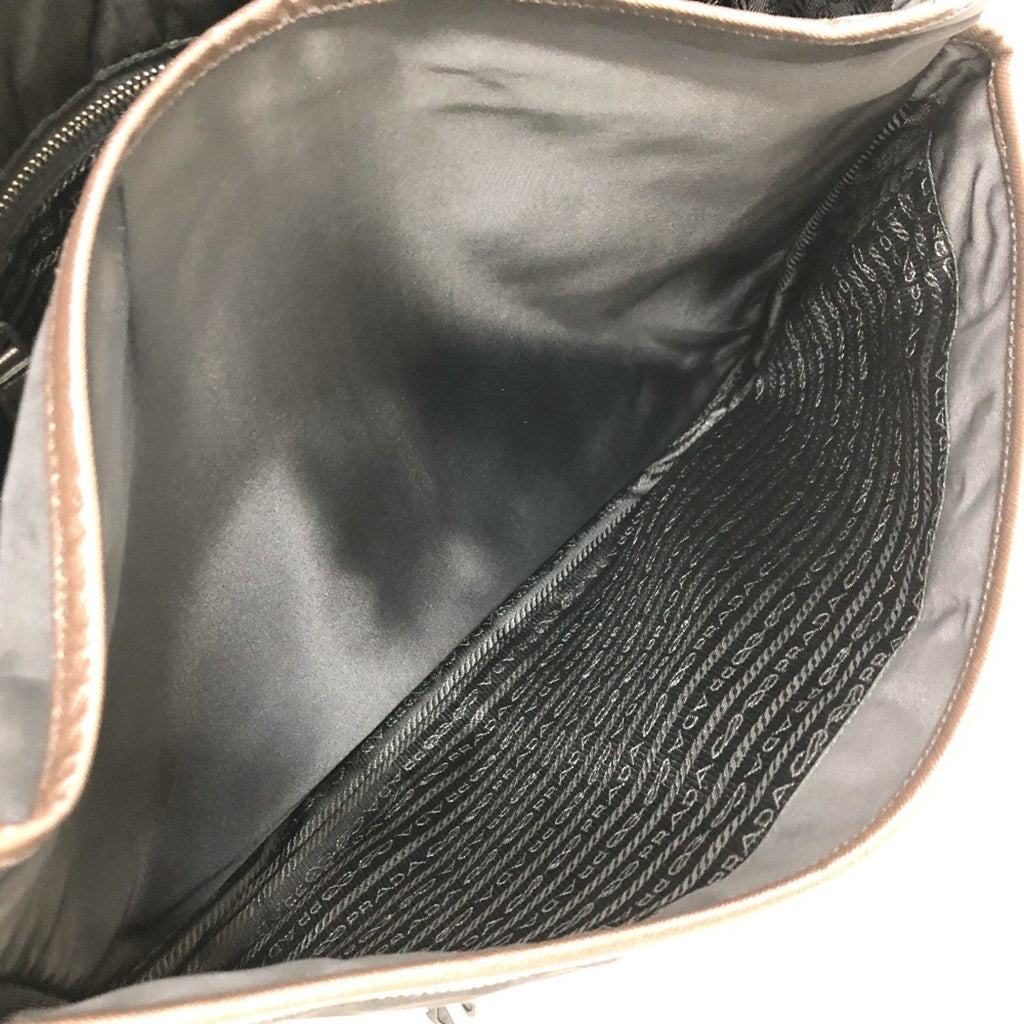 Prada Black Cloth Shoulder Bag