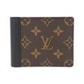 Louis Vuitton Brown Marron Coated Canvas Bill Wallet