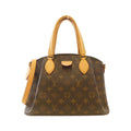 Louis Vuitton Marron Coated Canvas Handbag