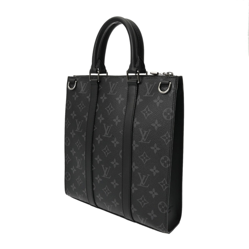 Louis Vuitton Black Gray Monogram Eclipse Canvas Handbag
