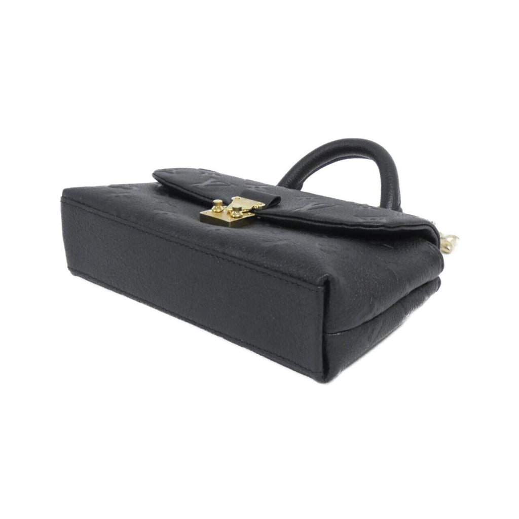 Louis Vuitton Black Leather Handbag