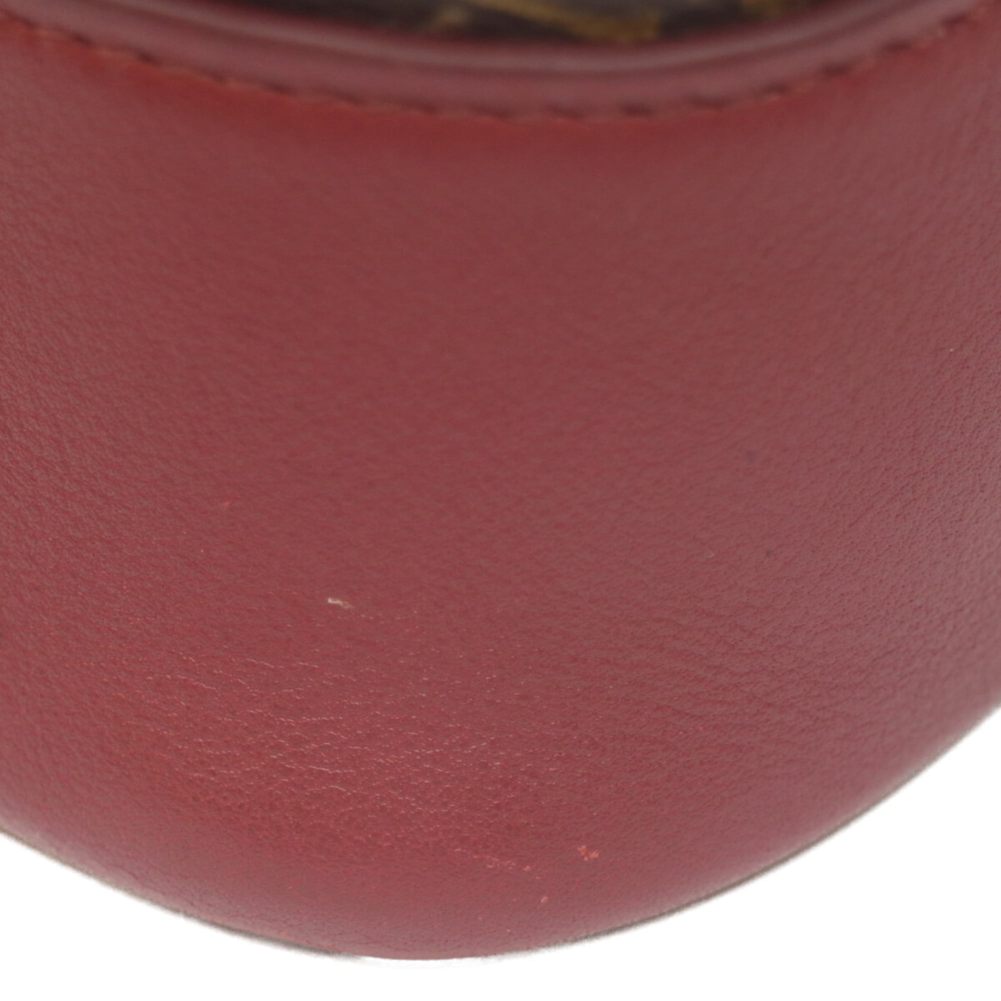 Louis Vuitton Bordeaux Brown Monogram Pouch Shoulder Bag