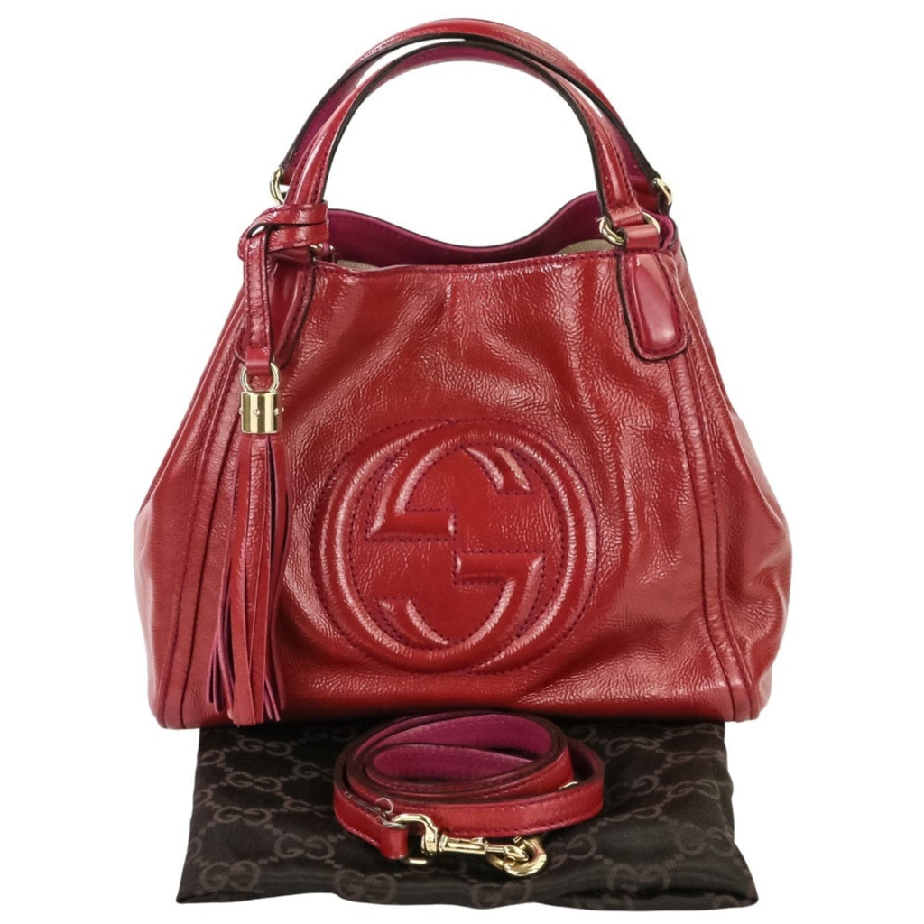 Gucci Red Color Handbag (Pre-Owned)