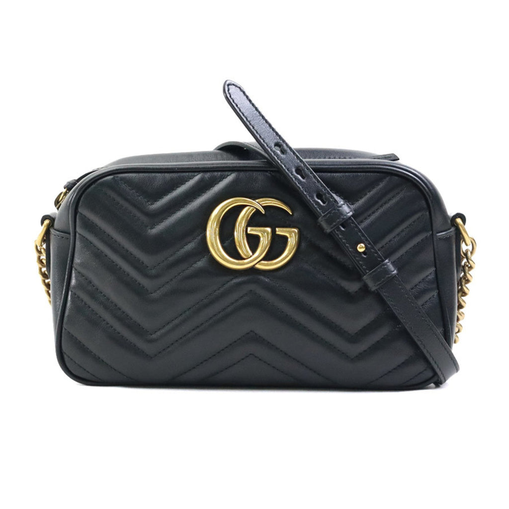 Gucci Black Leather Shoulder Bag (Pre-Owned)