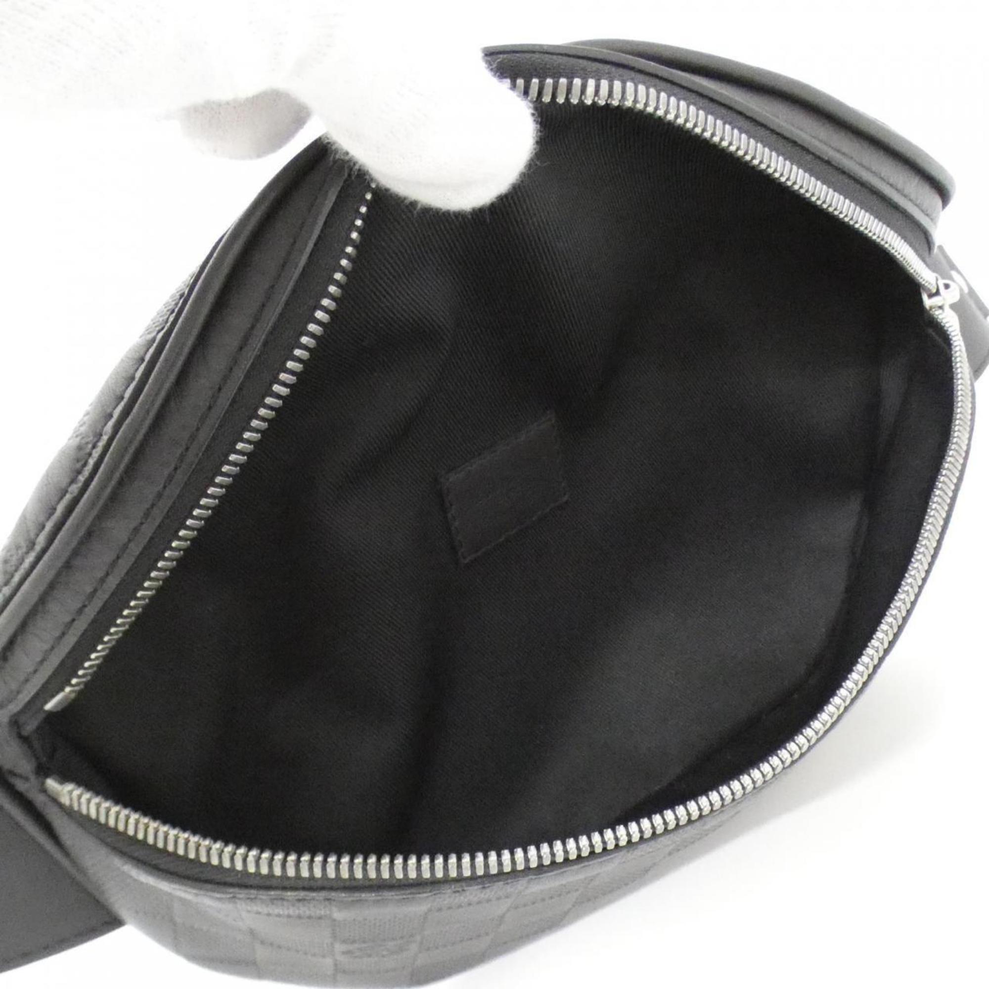 Louis Vuitton Infini Onyx Leather Fanny Pack Shoulder Bag Sling Bag