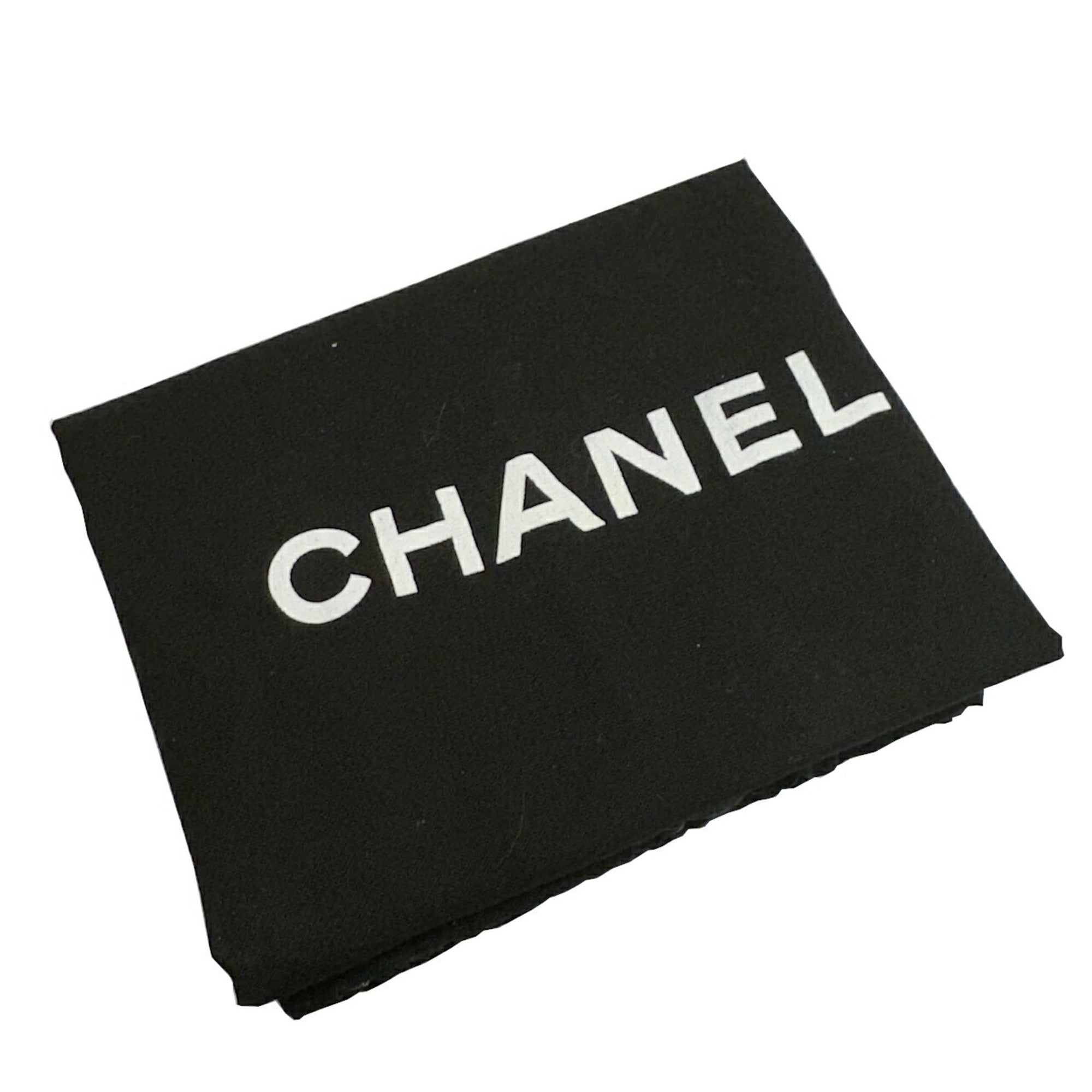 Chanel Beige Black Tweed Leather Tote Bag