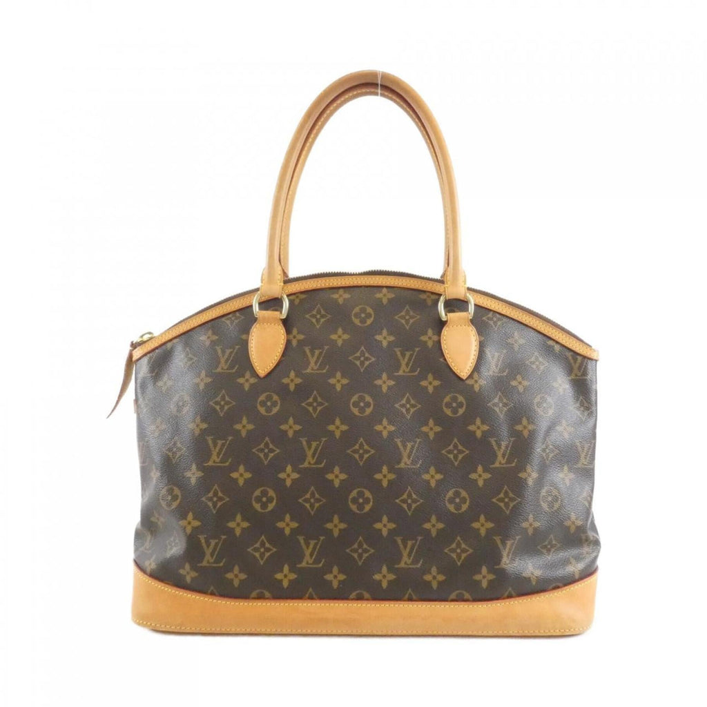 Louis Vuitton Brown Coated Canvas Handbag