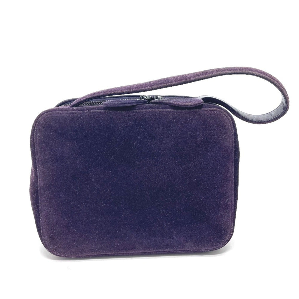 Chanel Purple Leather Handbag