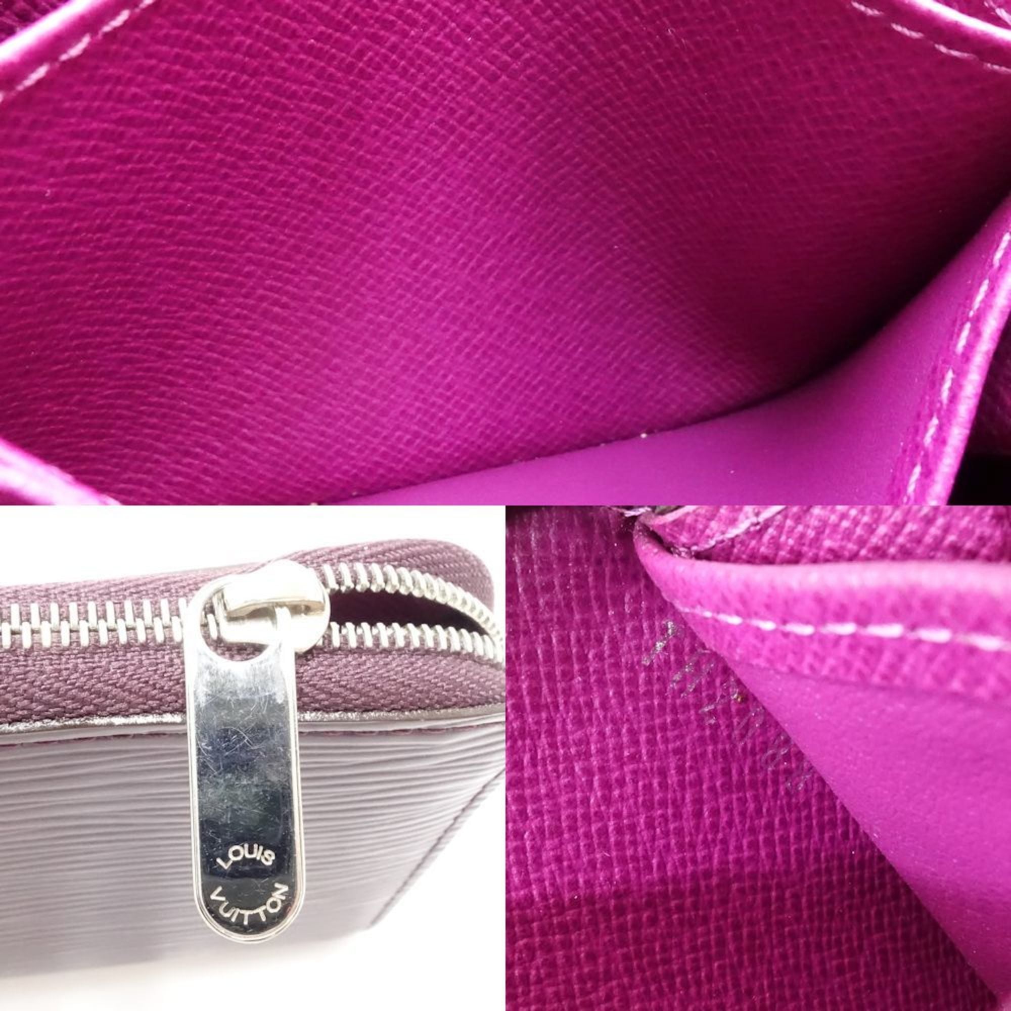 Louis Vuitton Cassis Leather Coin Purse/Coin Case