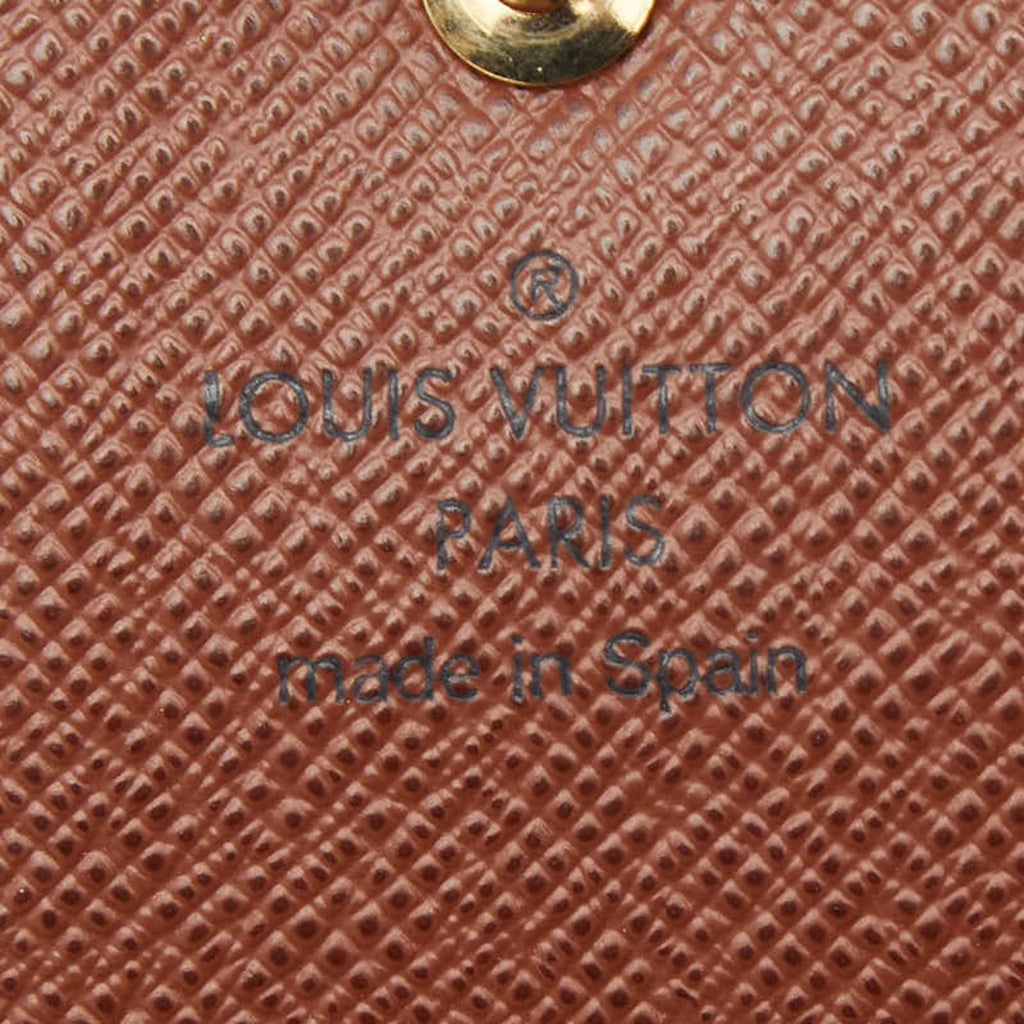 Louis Vuitton Brown Pvc Wallet (Tri-Fold)