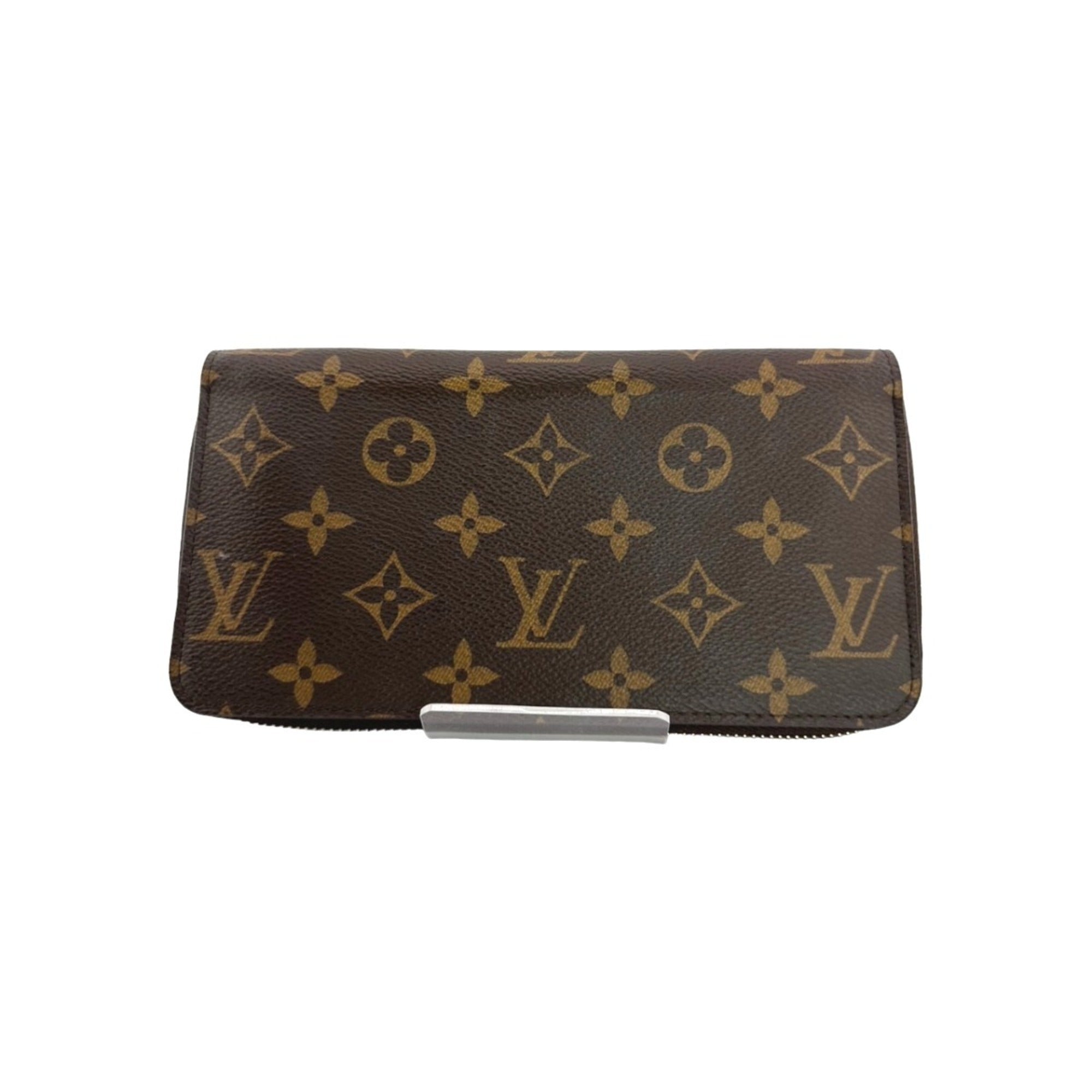 Louis Vuitton Monogram Brown Fuchsia Monogram Long Wallet