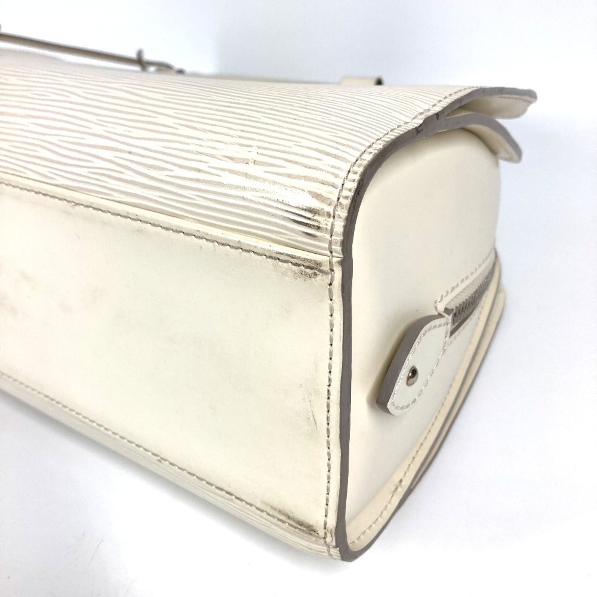 Louis Vuitton Lv Off White White Epi Leather Handbag Tote Bag