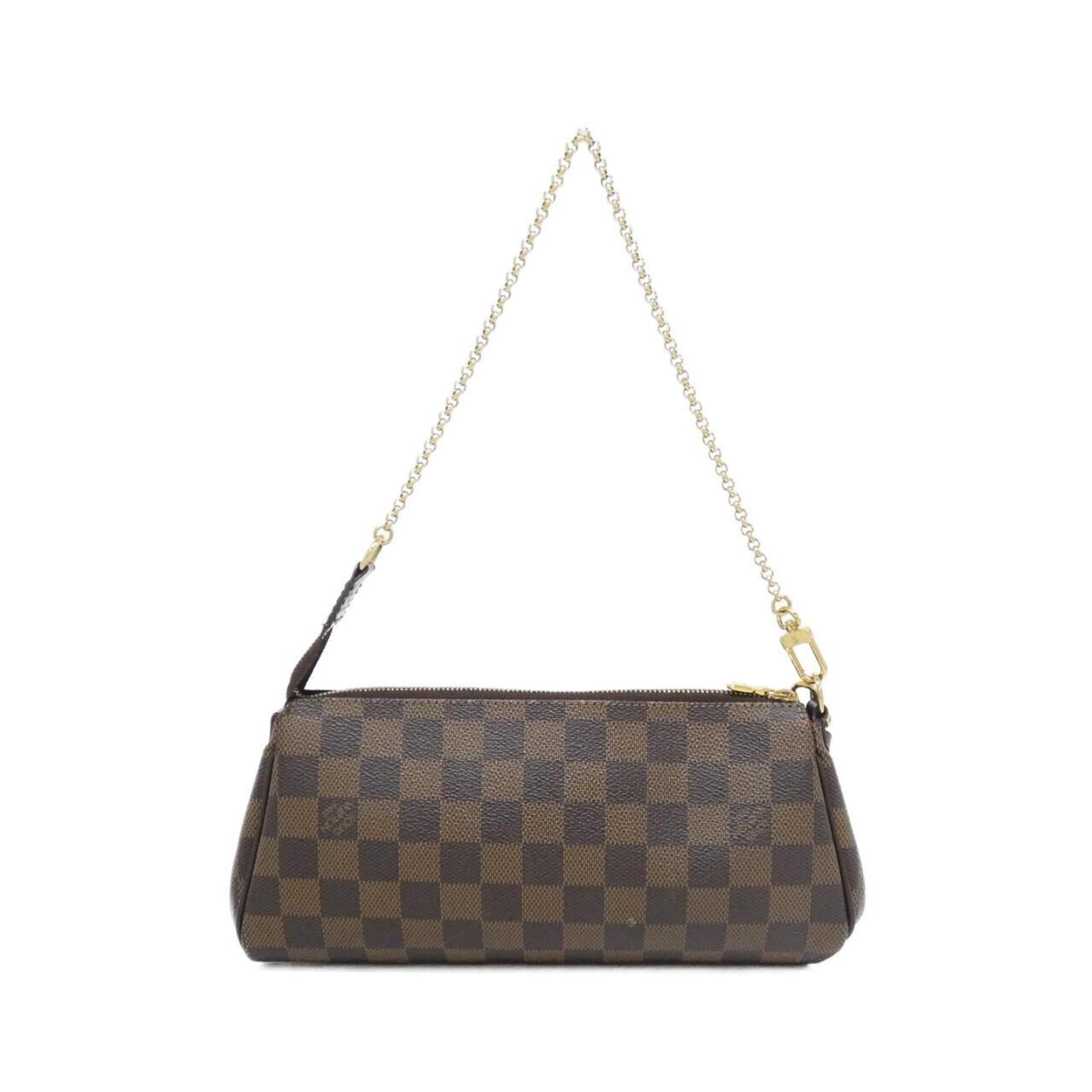 Louis Vuitton Brown Coated Canvas Shoulder Bag