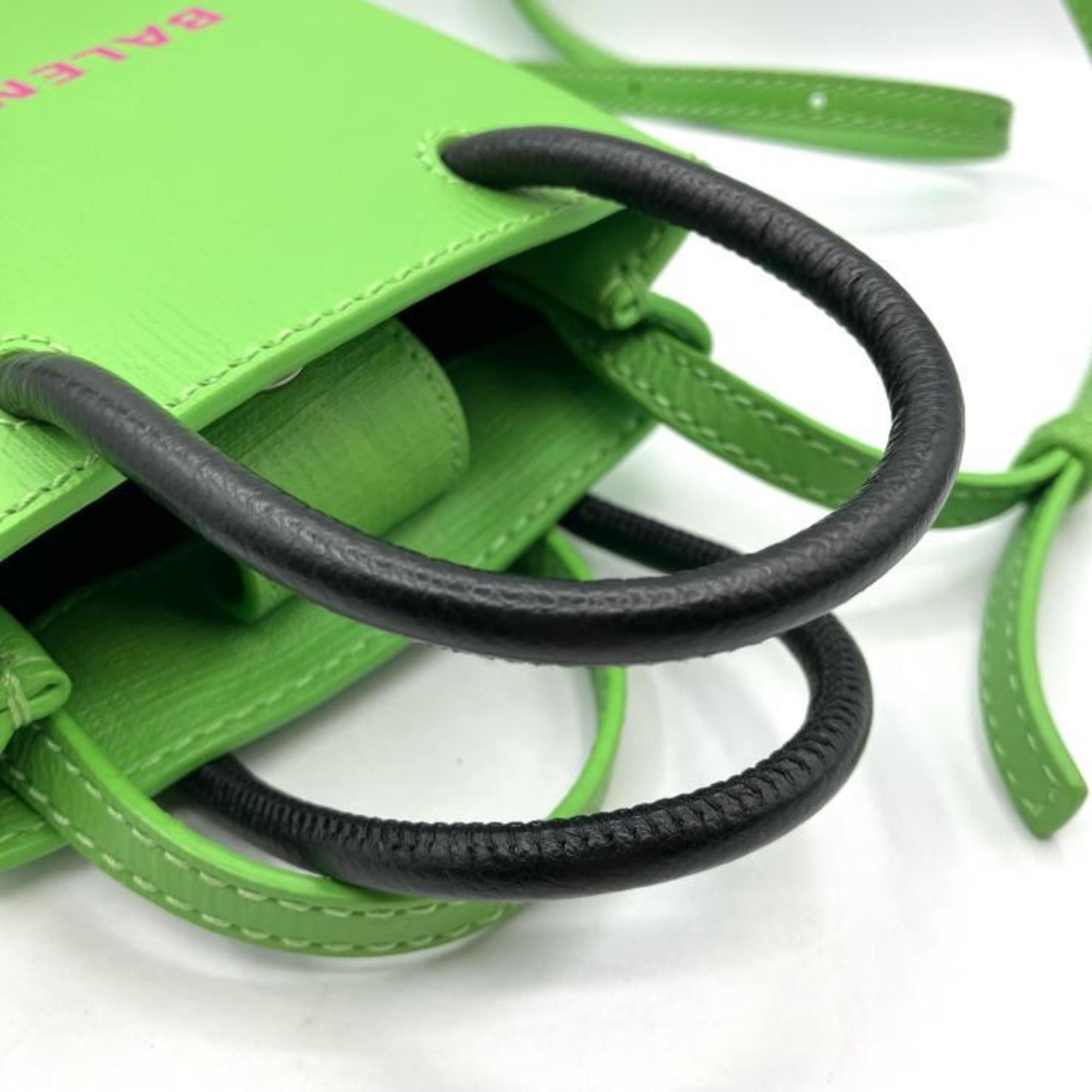 Balenciaga Green Leather Shoulder