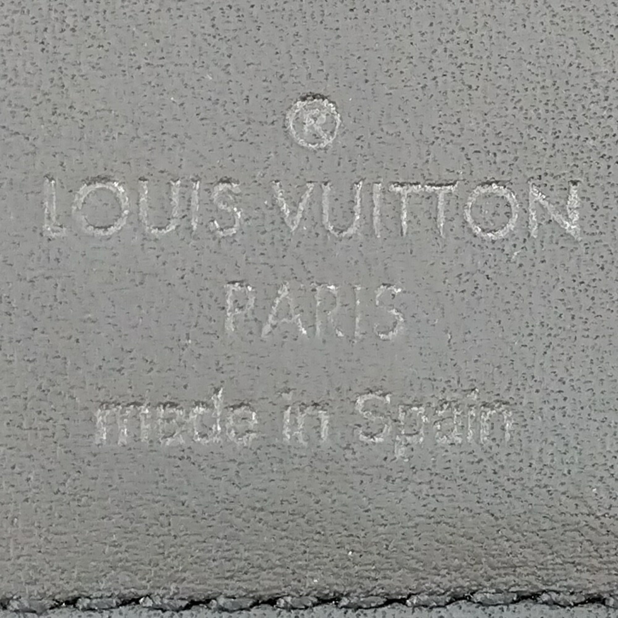 Louis Vuitton Black Noir Leather Coin Purse/Coin Case